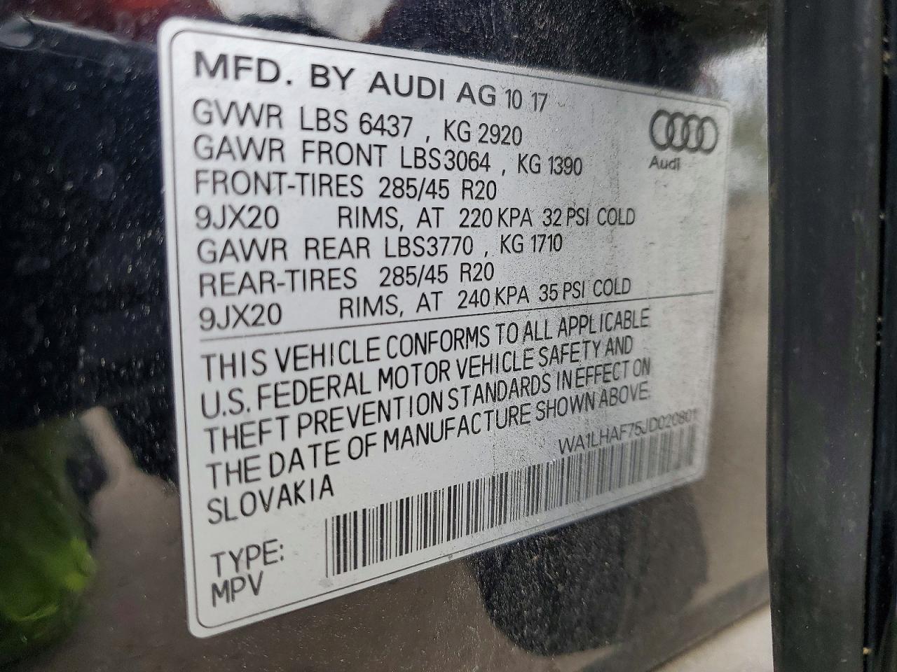 2018 AUDI Q7