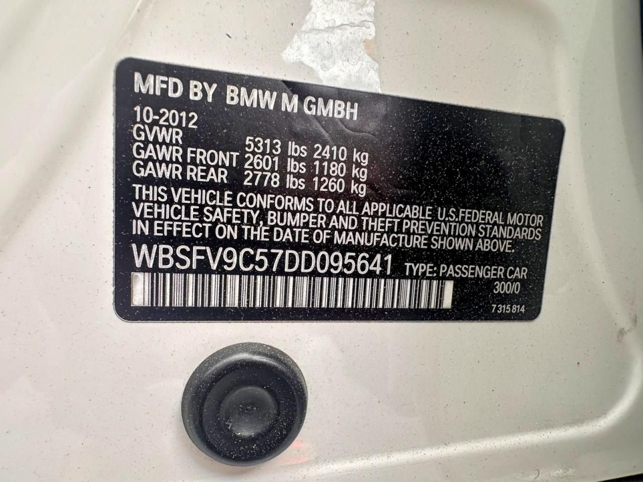 2013 BMW M5