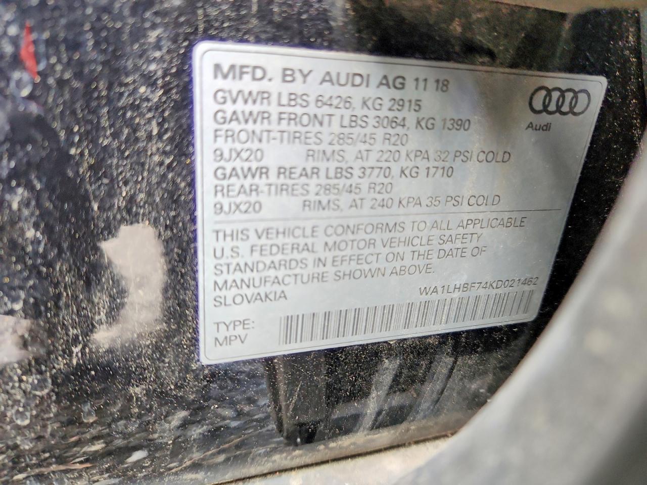 2019 AUDI Q7