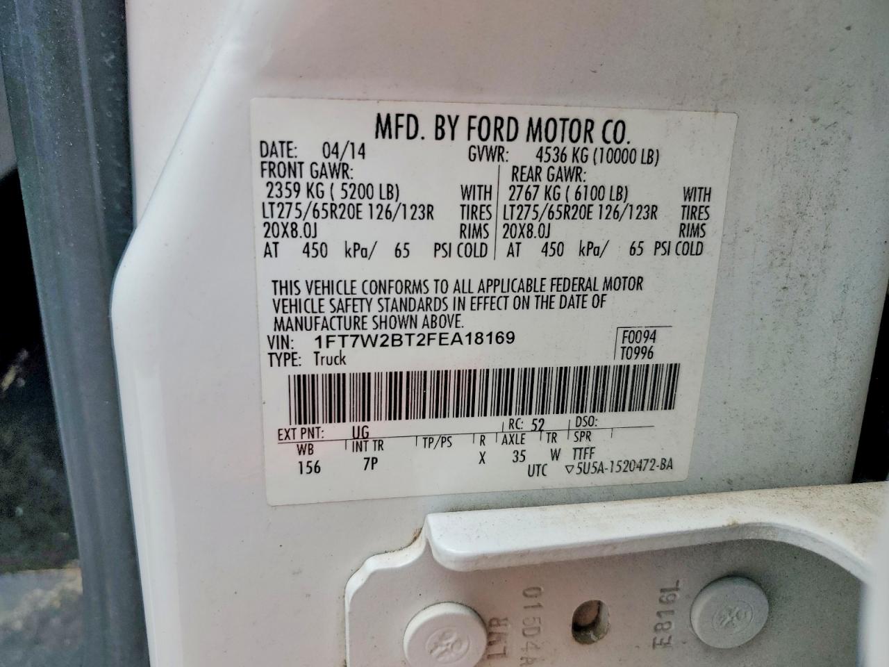 2015 FORD F250
