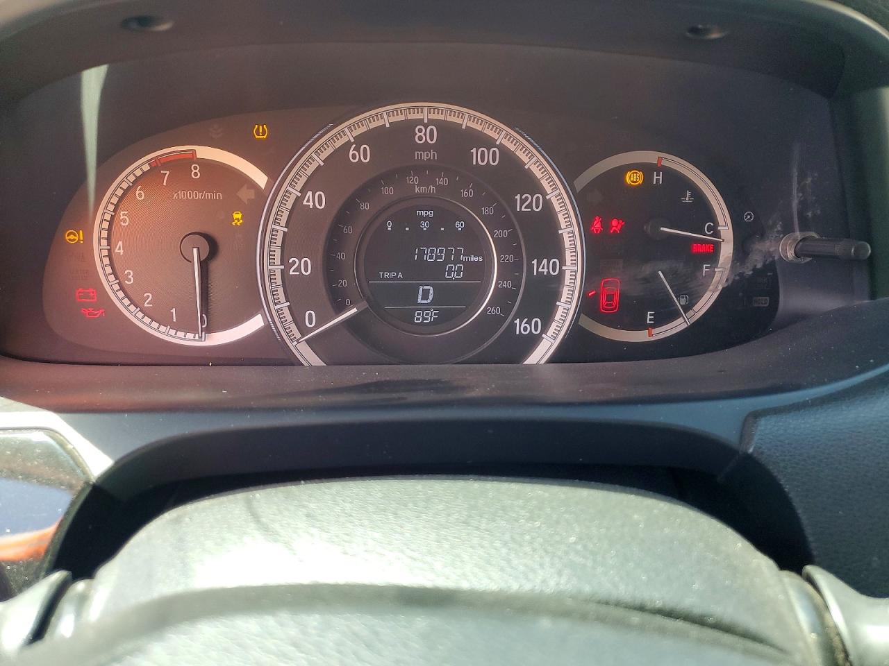 2016 HONDA ACCORD