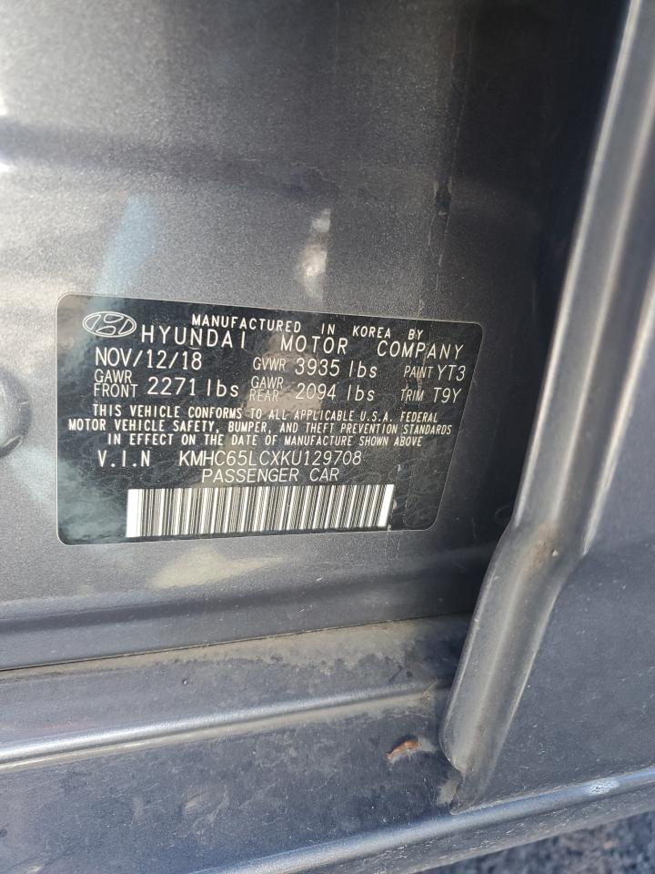 2019 HYUNDAI IONIQ