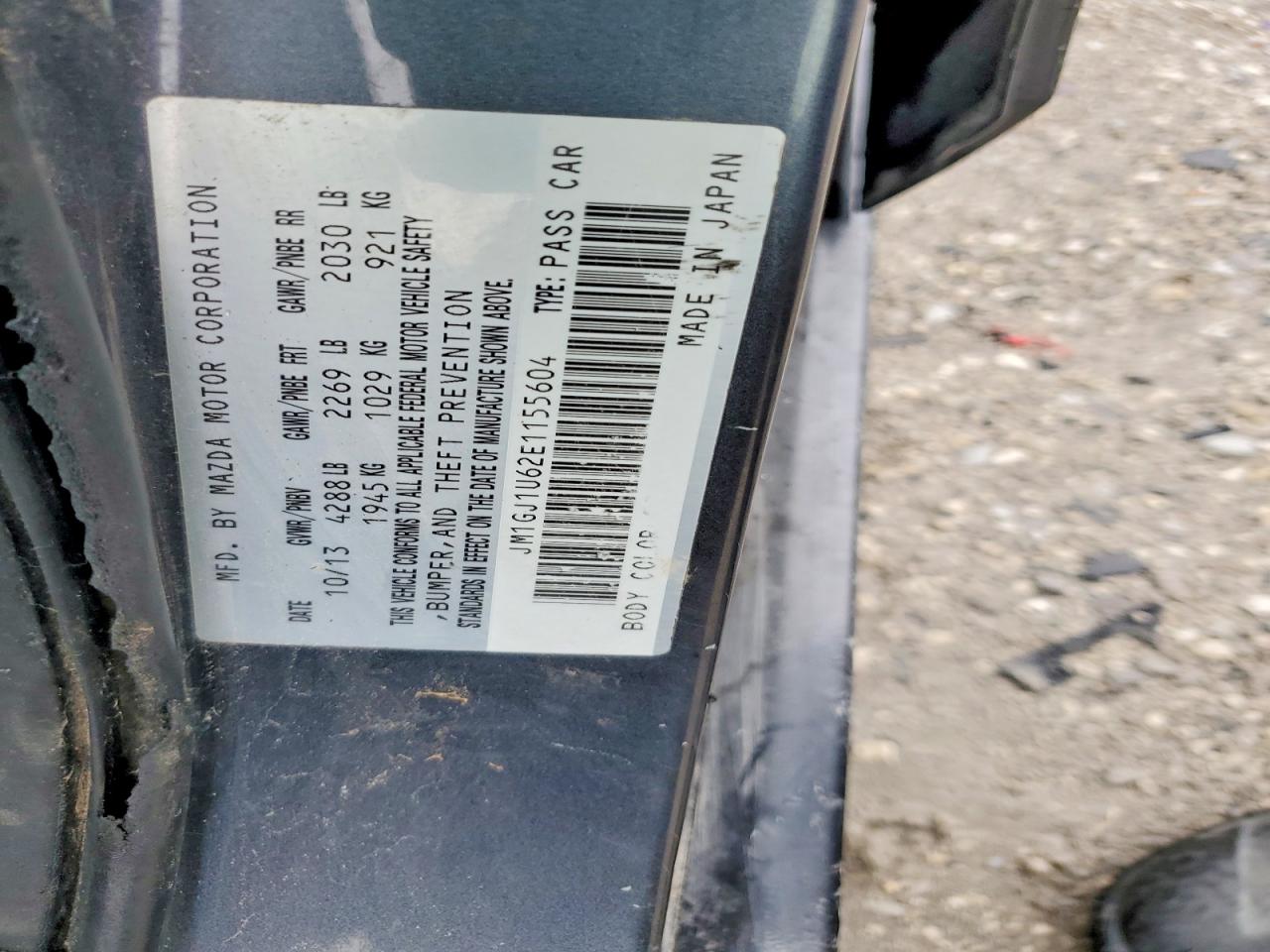2014 MAZDA 6