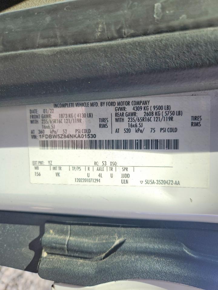 2022 FORD TRANSIT