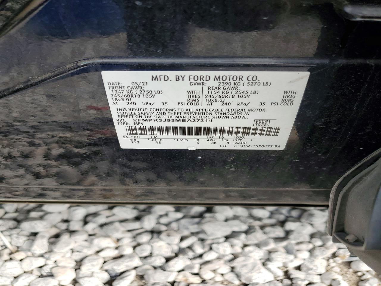 2021 FORD EDGE