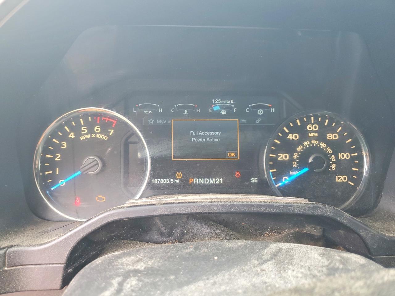 2015 FORD F150 LIGHT