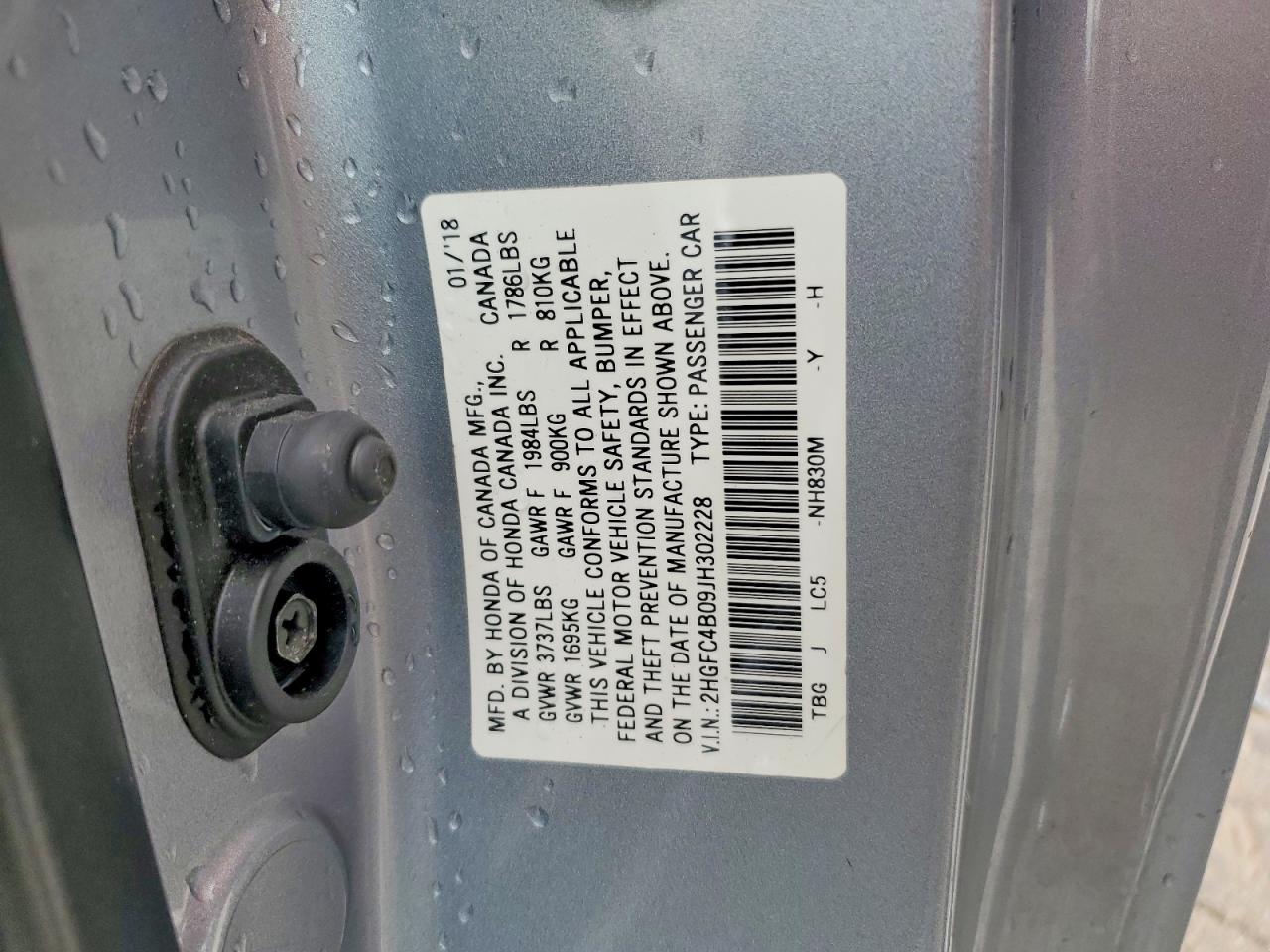 2018 HONDA CIVIC
