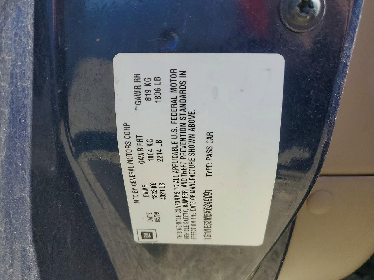 1999 CHEVROLET MALIBU