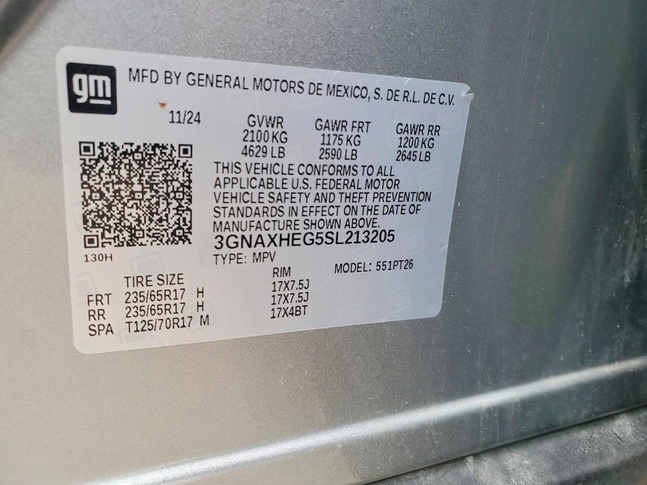 2025 CHEVROLET EQUINOX