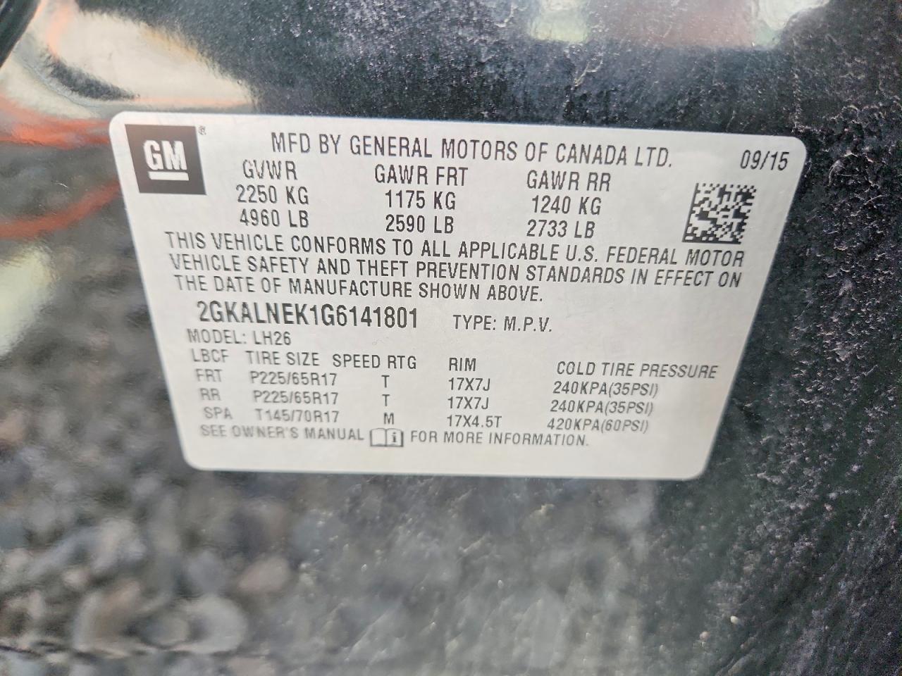 2016 GMC TERRAIN