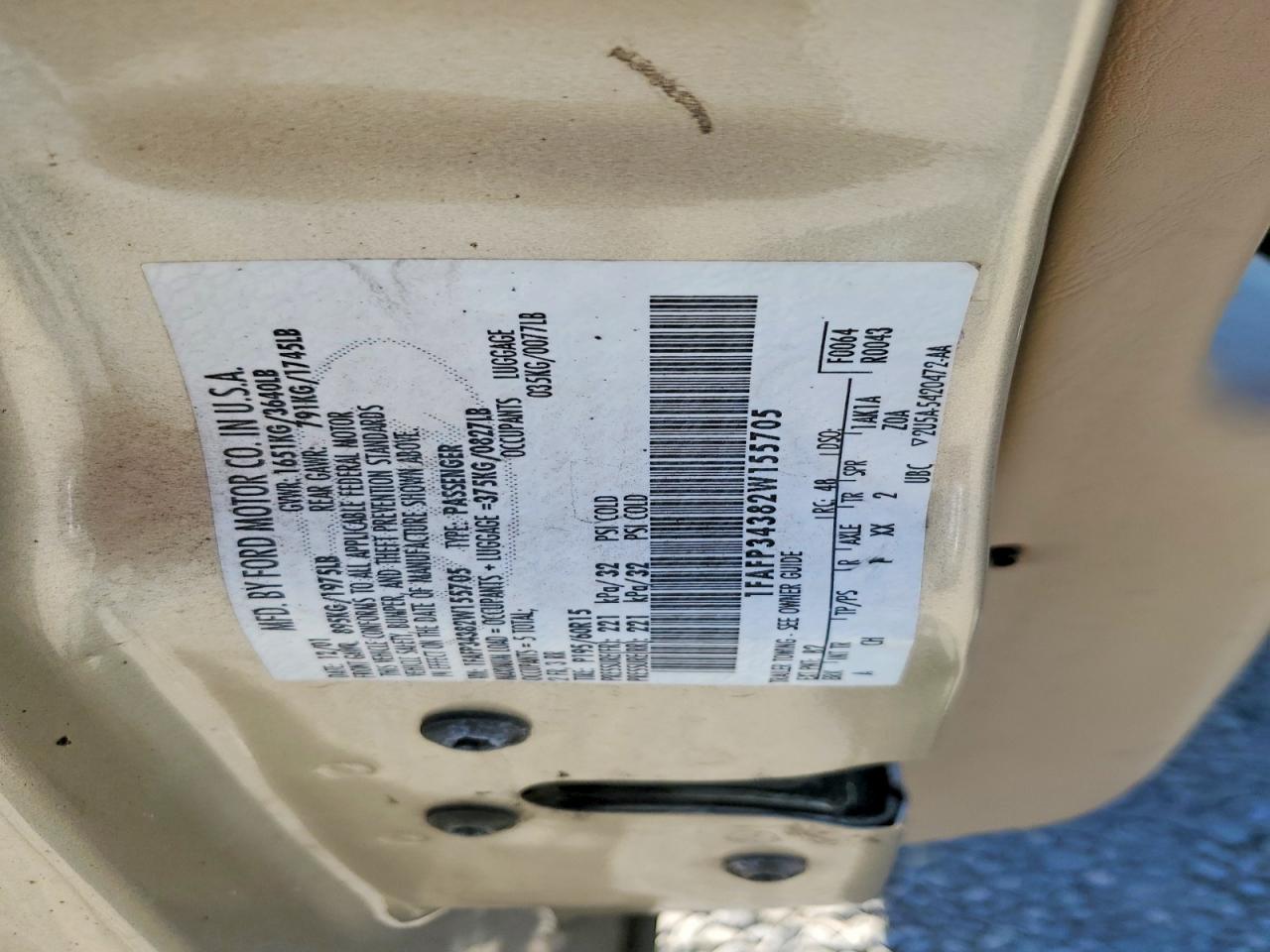 2002 FORD FOCUS
