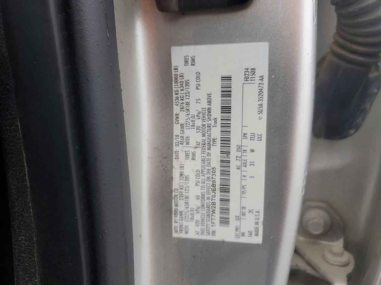 2018 FORD F250