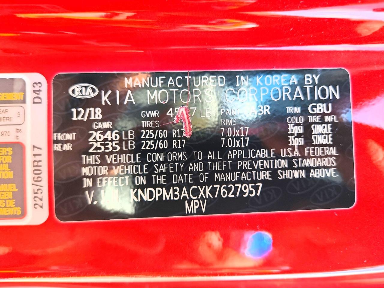 2019 KIA SPORTAGE