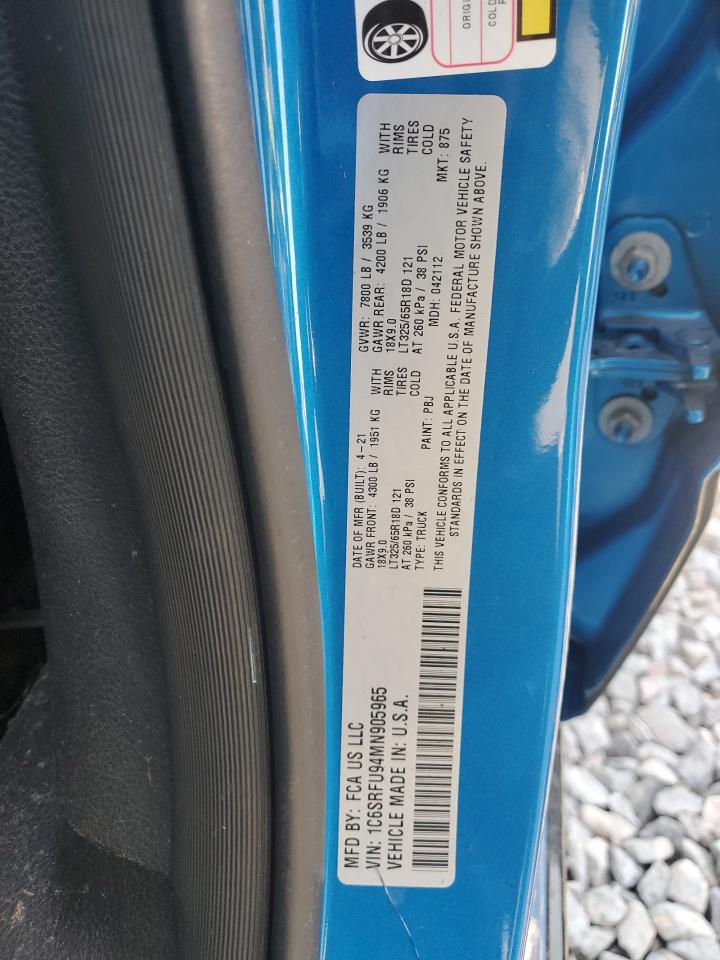2021 RAM 1500