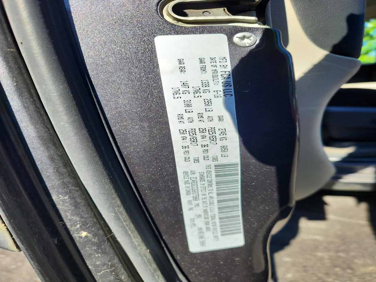 2016 DODGE CARAVAN