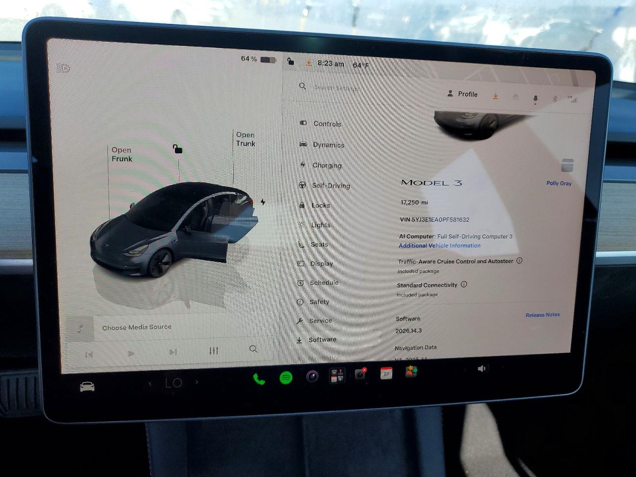 2023 TESLA MODEL 3