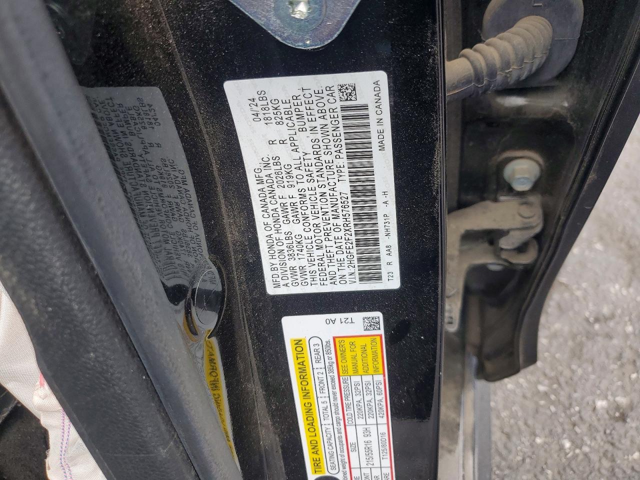 2024 HONDA CIVIC