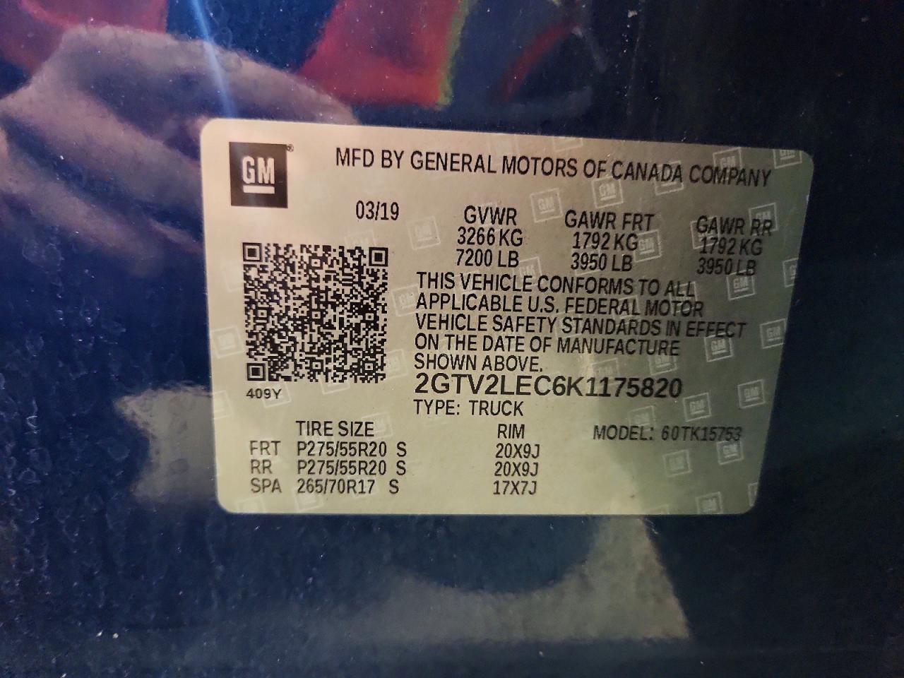 2019 GMC SIERRA