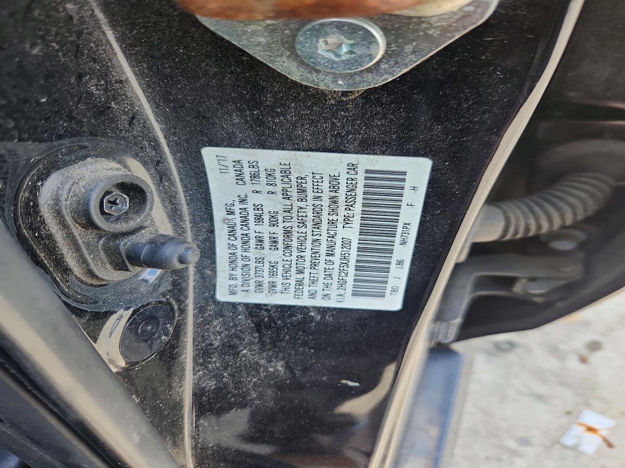 2018 HONDA CIVIC