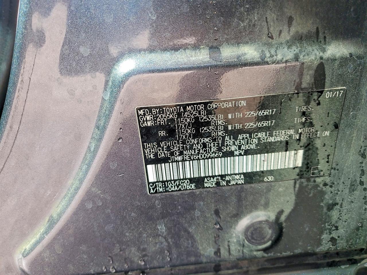 2017 TOYOTA RAV4