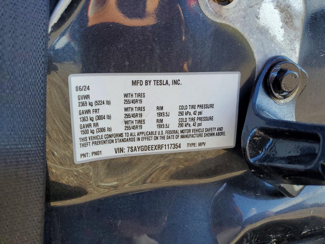 2024 TESLA MODEL Y