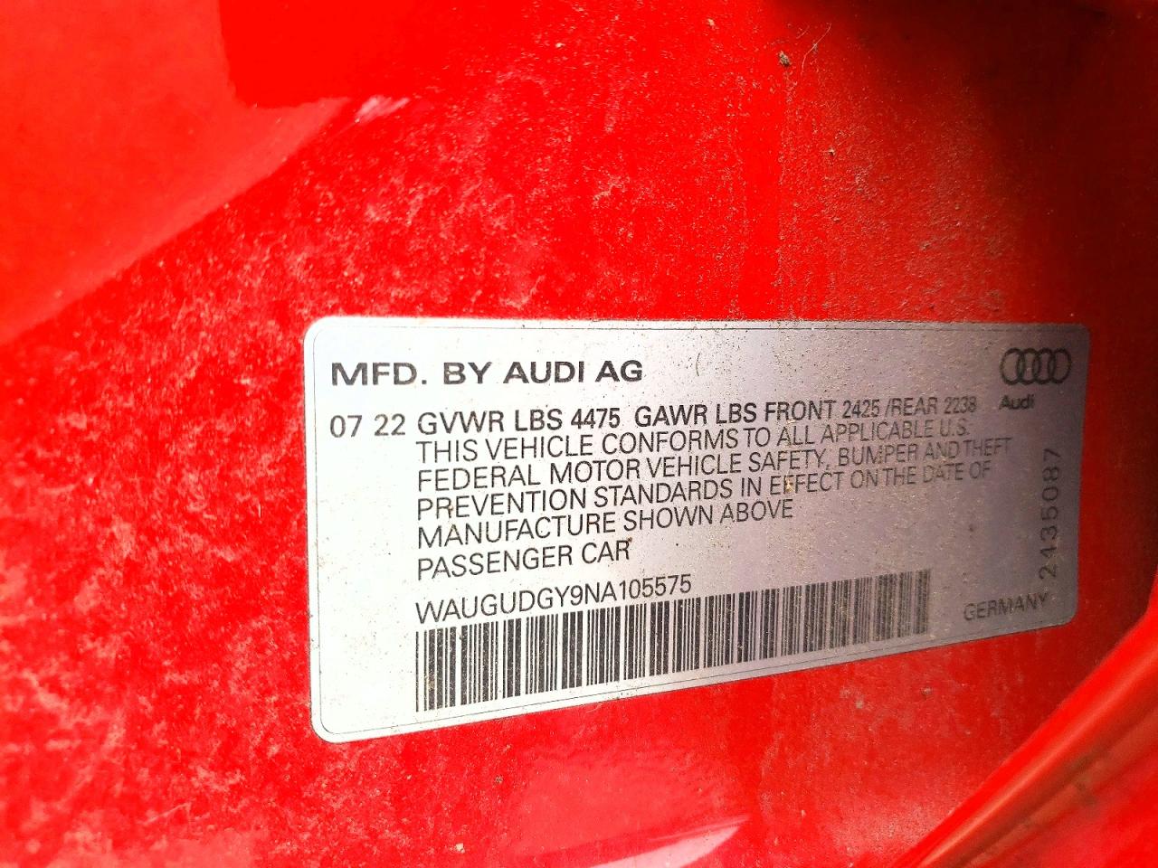 2022 AUDI A3