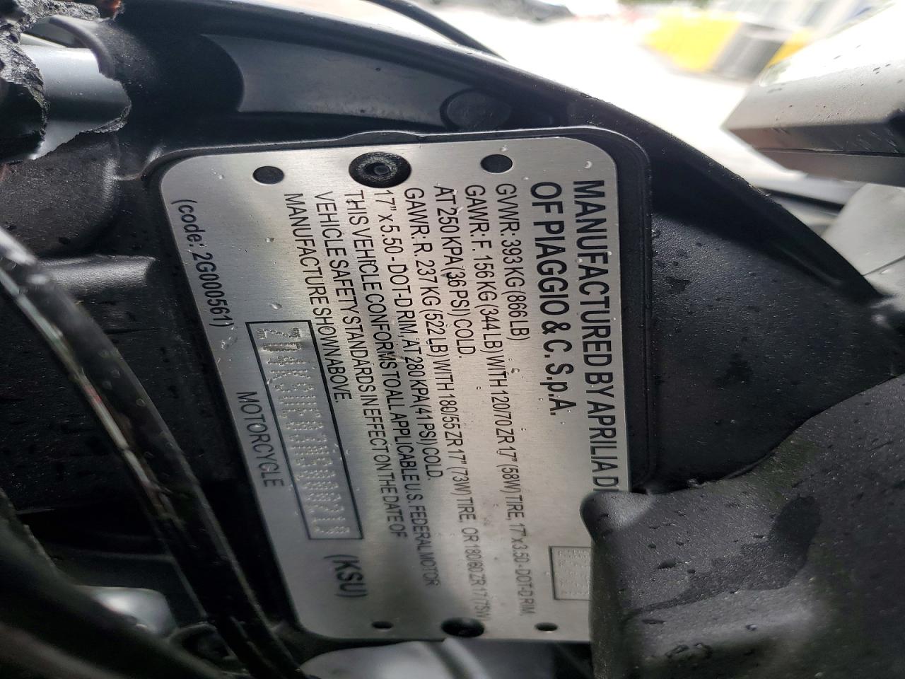 2021 APRILIA TUONO 660