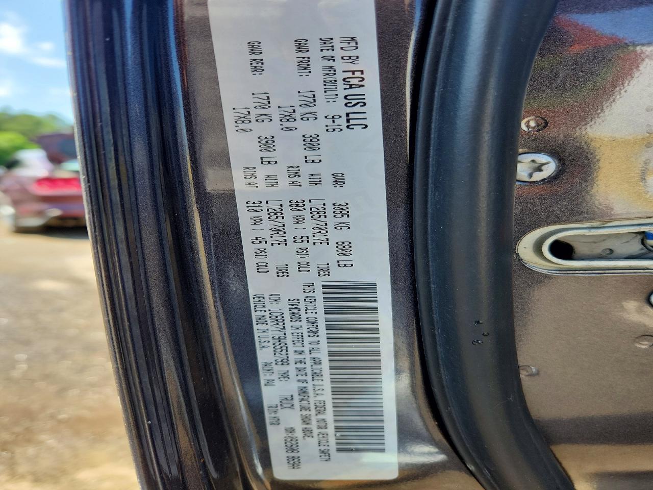 2017 RAM 1500