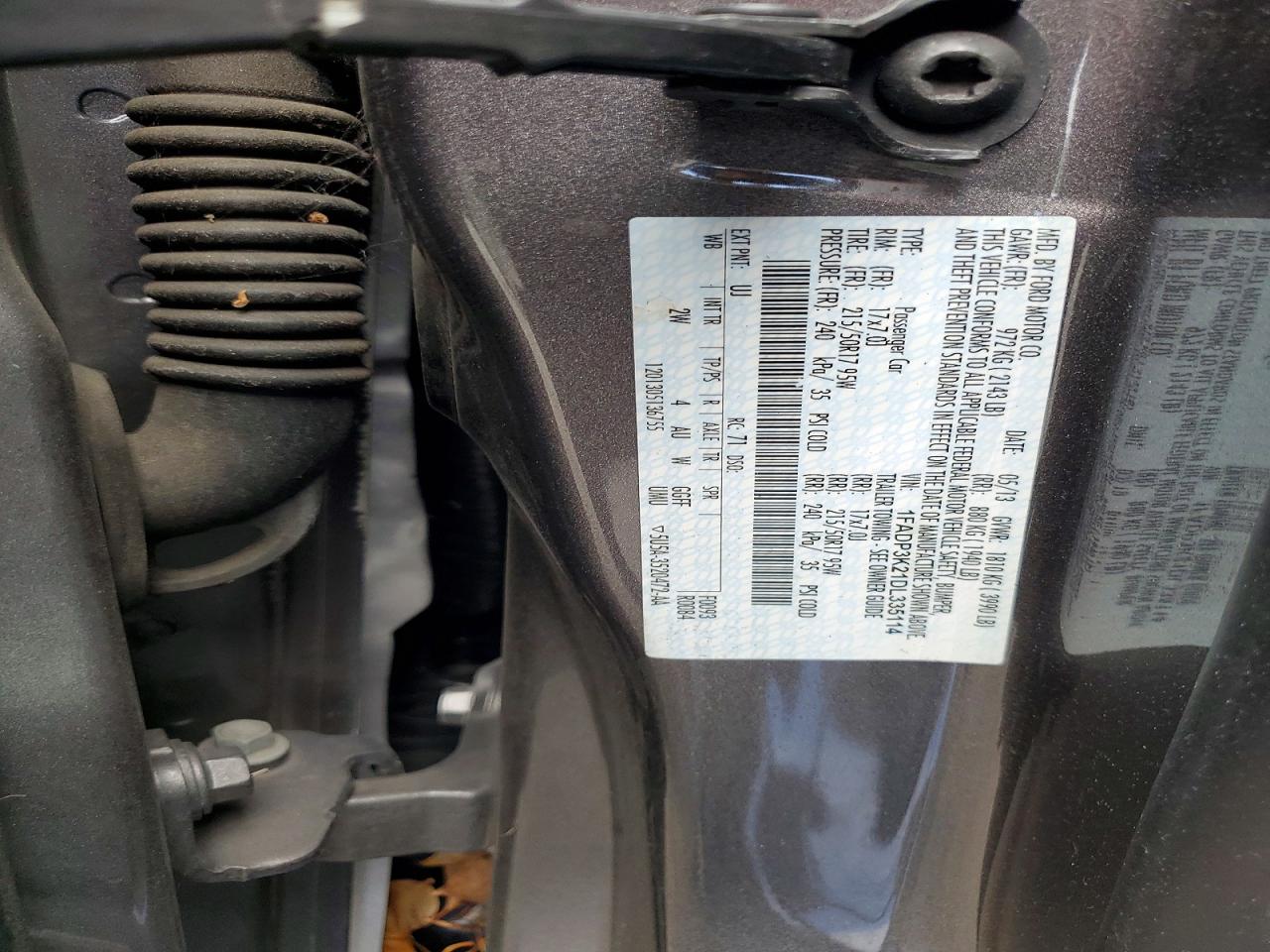 2013 FORD FOCUS
