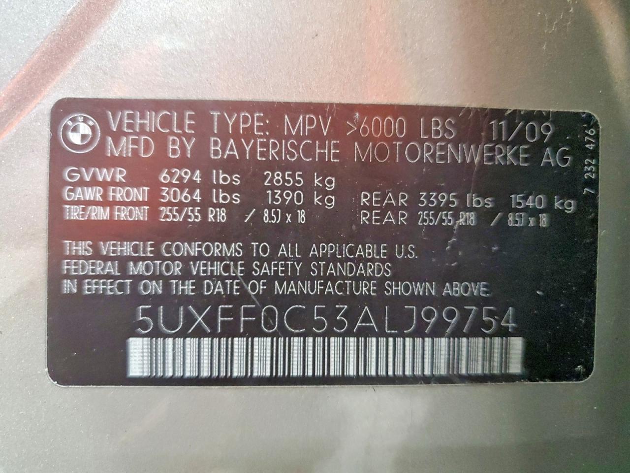 2010 BMW X5
