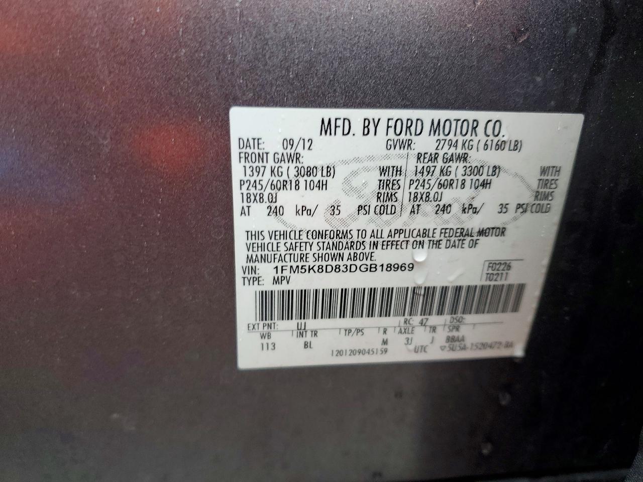 2013 FORD EXPLORER
