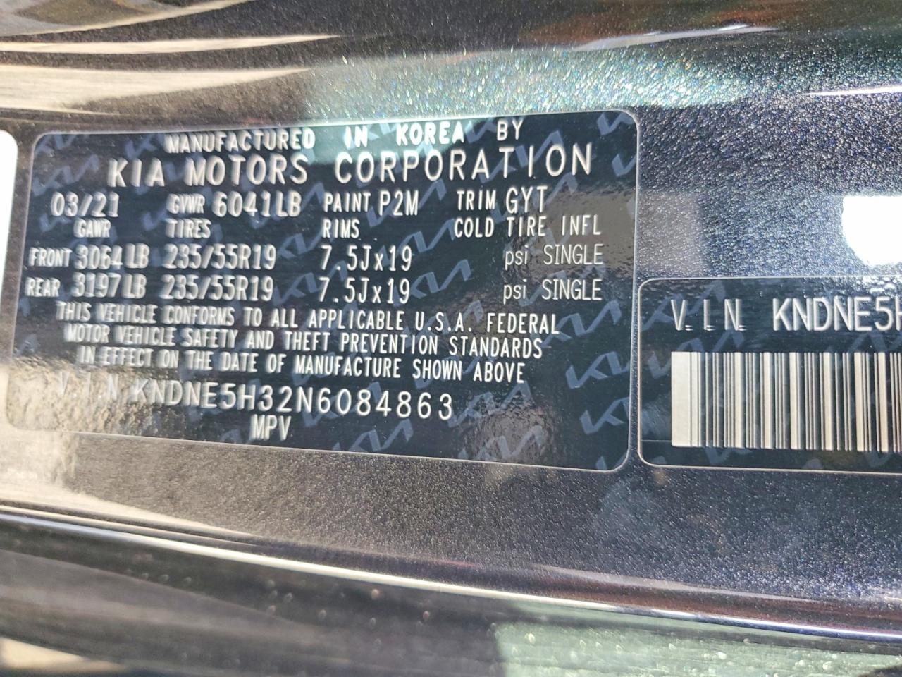 2022 KIA ALL OTHER