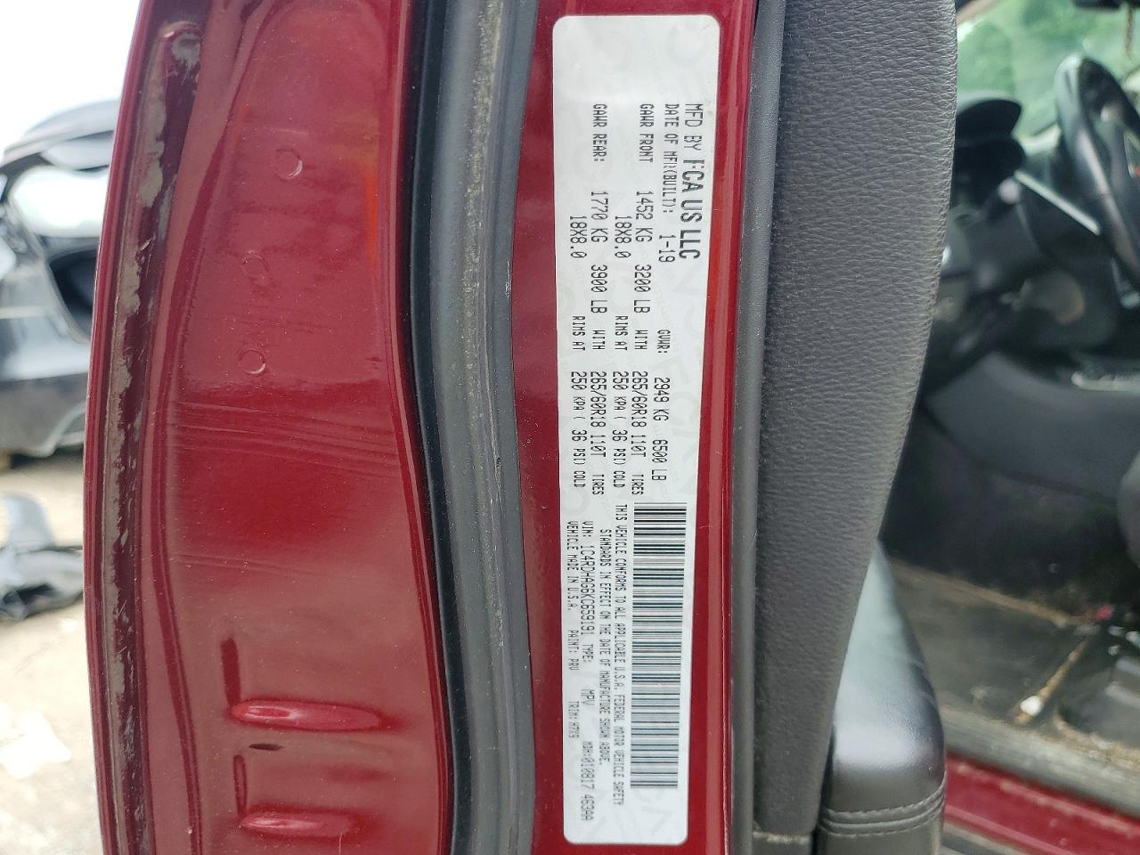 2019 DODGE DURANGO