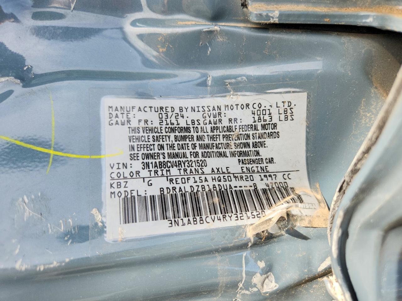 2024 NISSAN SENTRA
