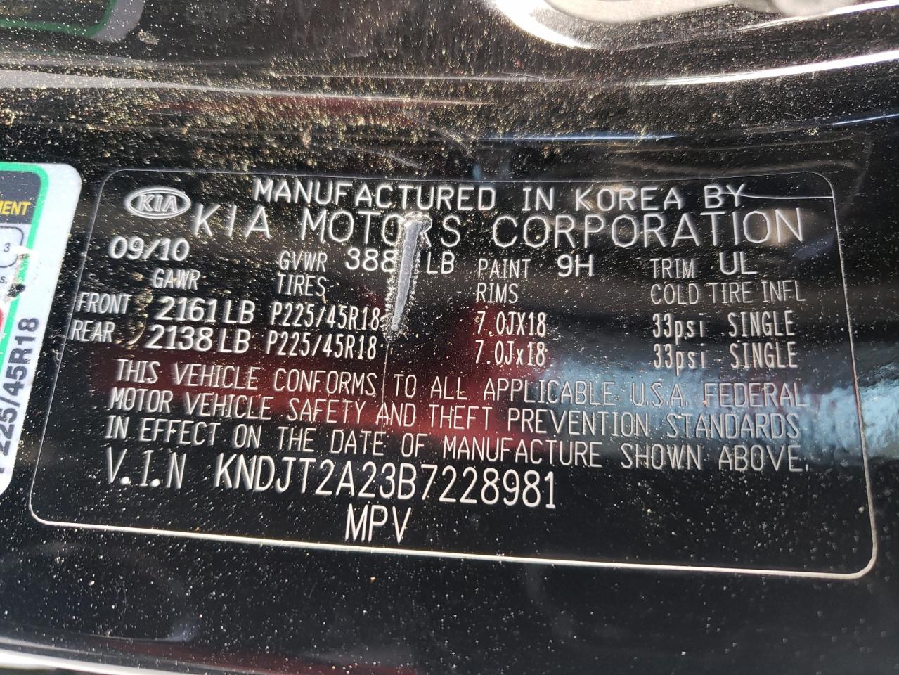 2011 KIA SOUL