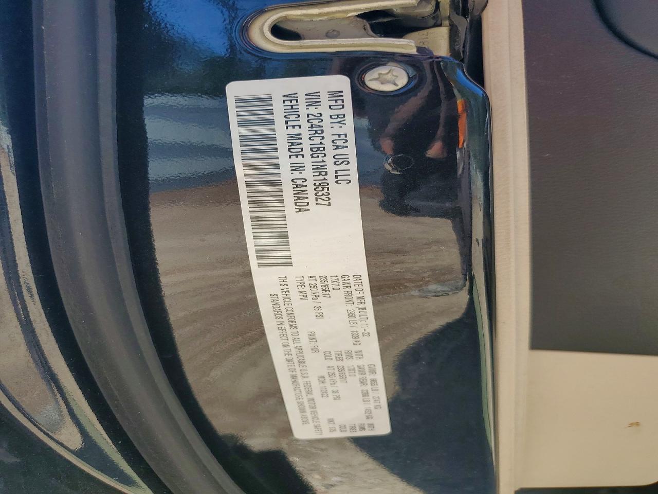 2022 CHRYSLER PACIFICA