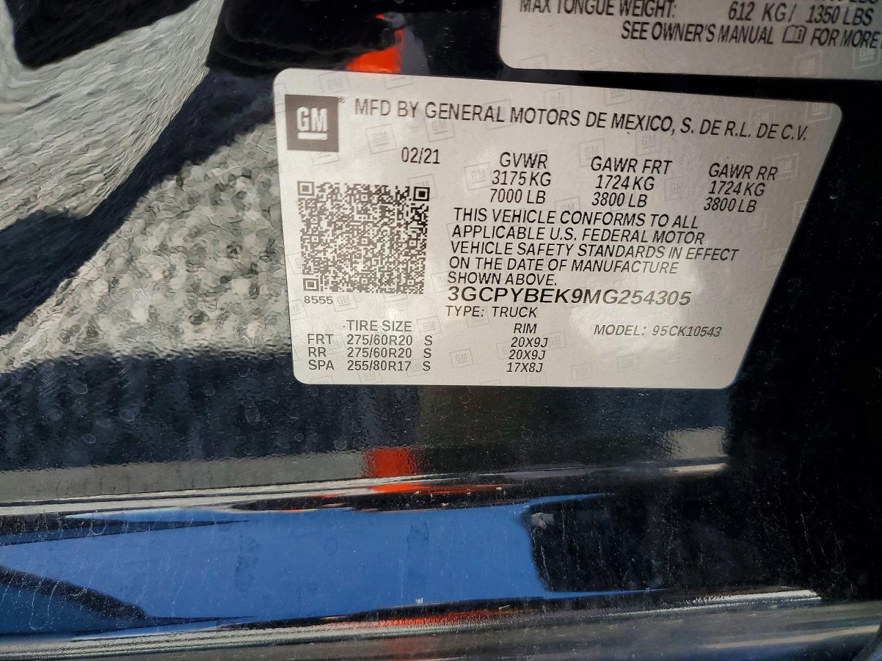 2021 CHEVROLET SILVERADO