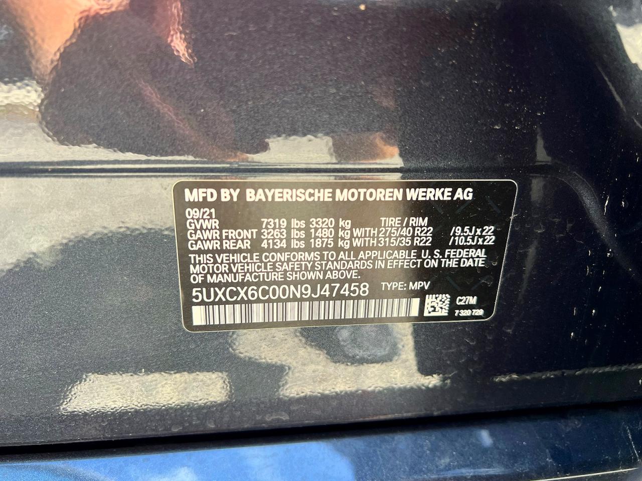 2022 BMW X7