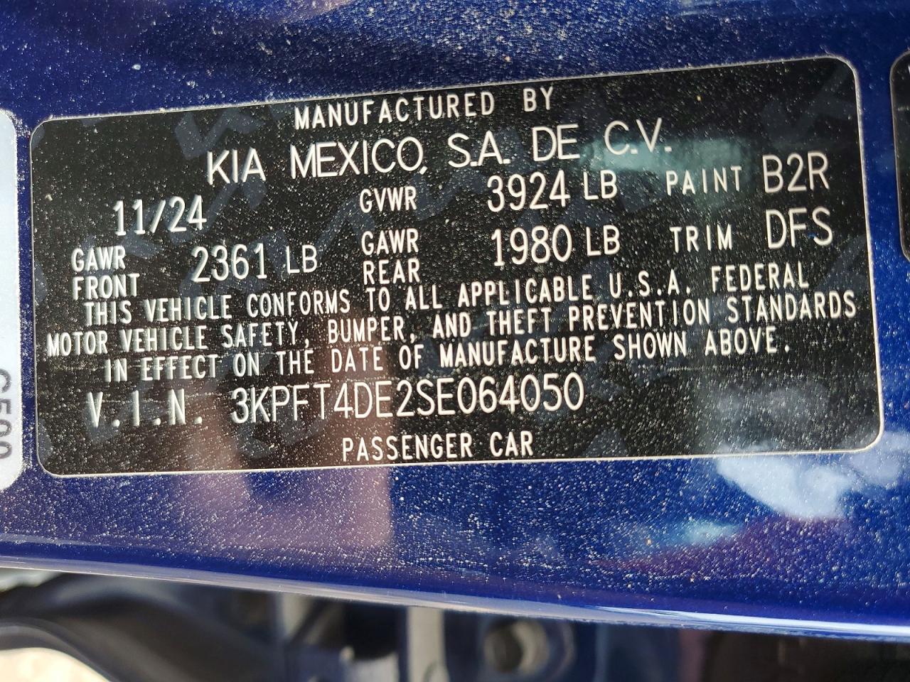2025 KIA ALL OTHER