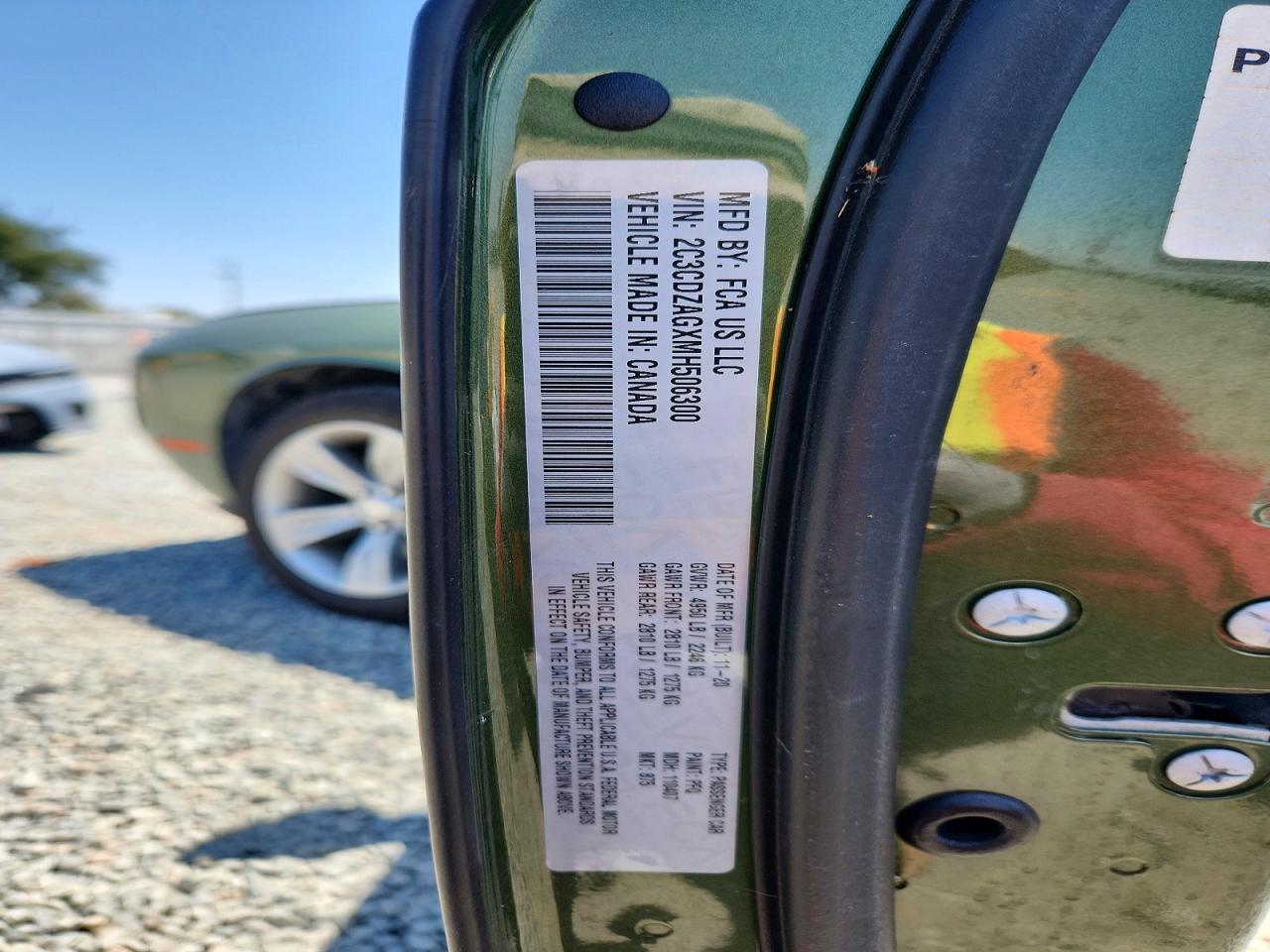 2021 DODGE CHALLENGER