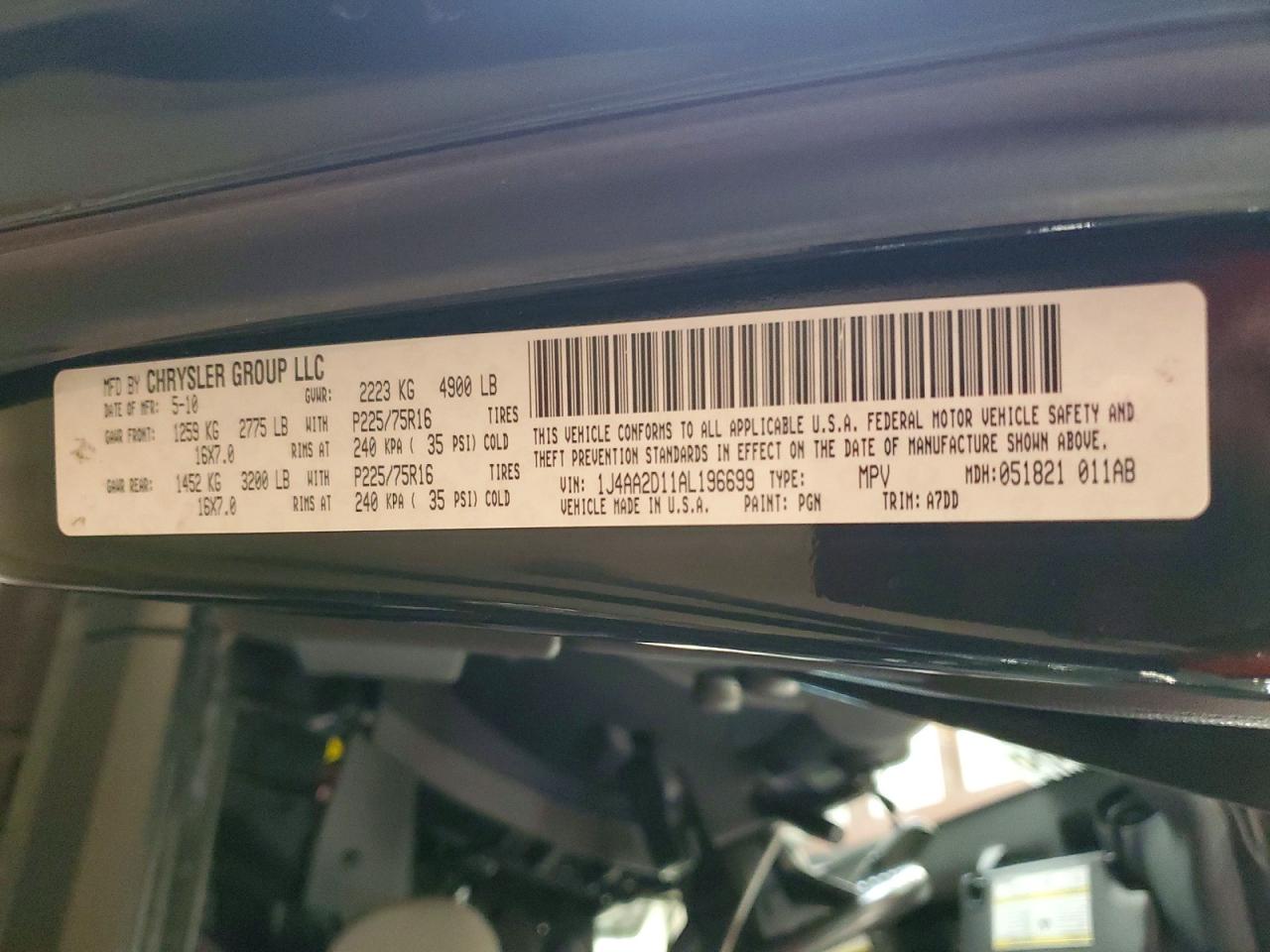 2010 JEEP WRANGLER