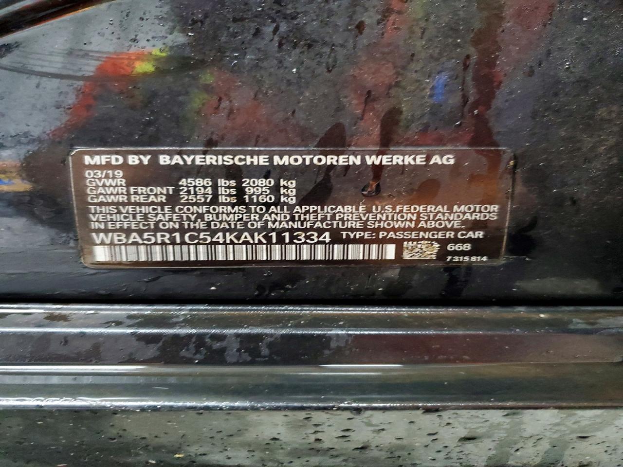 2019 BMW 3 SERIES