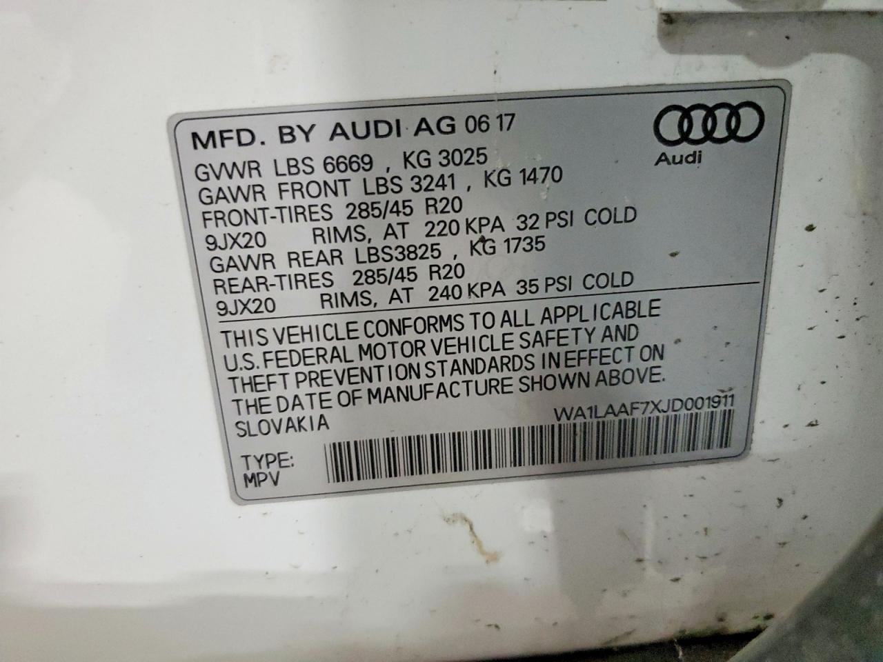 2018 AUDI Q7