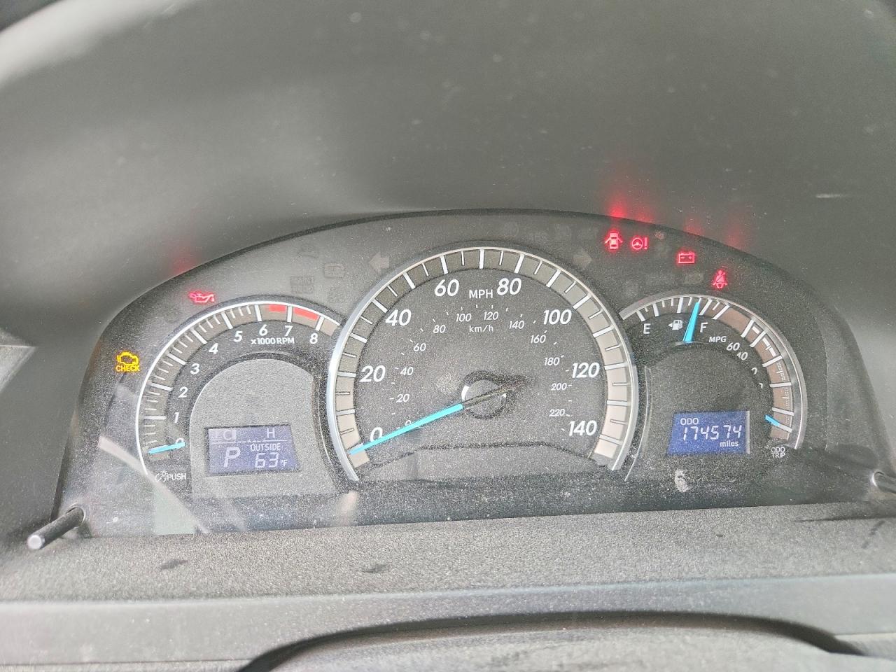 2012 TOYOTA CAMRY