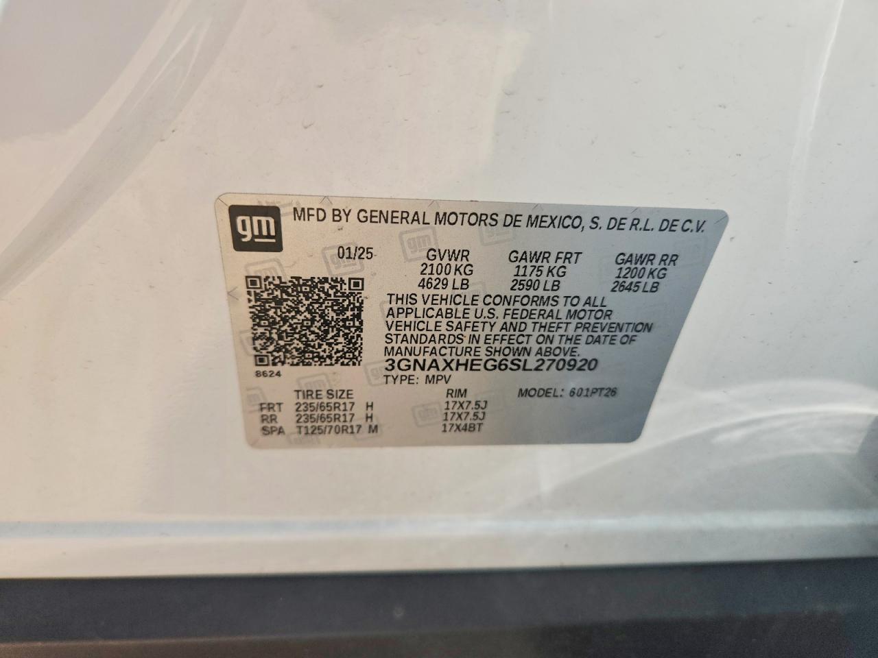 2025 CHEVROLET EQUINOX