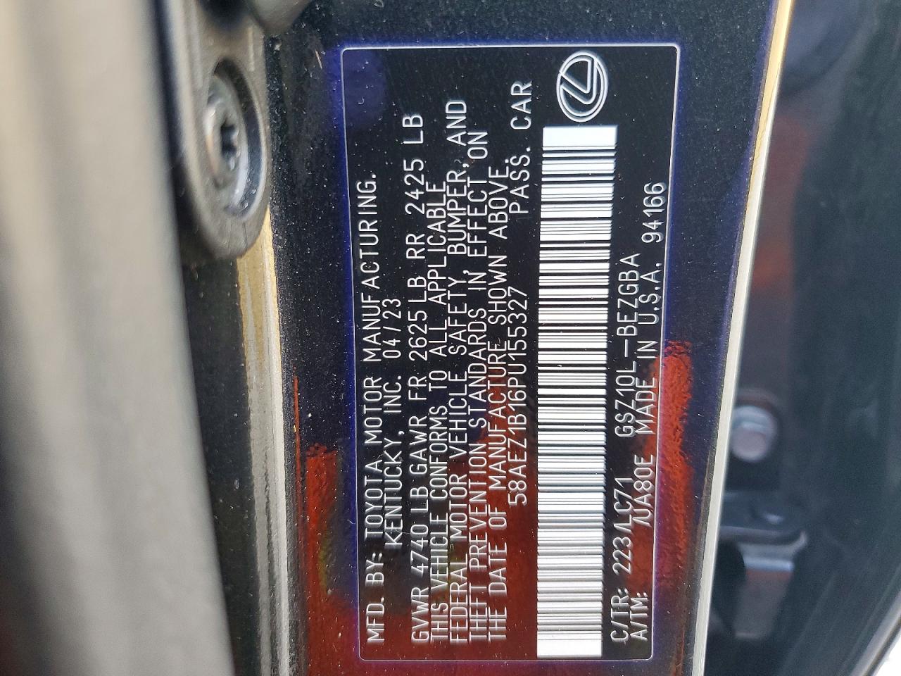 2023 LEXUS ES350