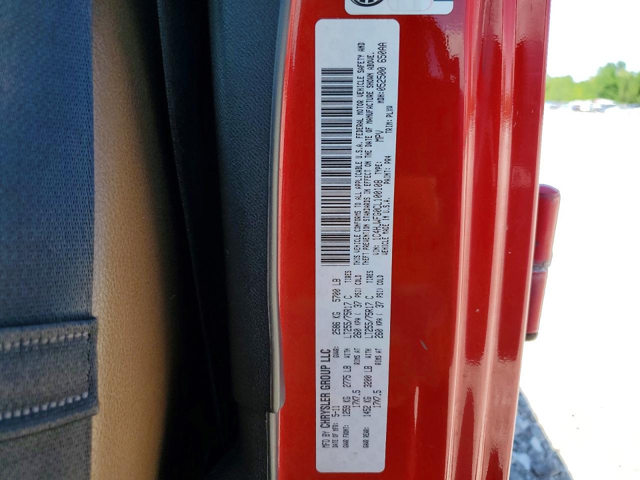 2012 JEEP WRANGLER