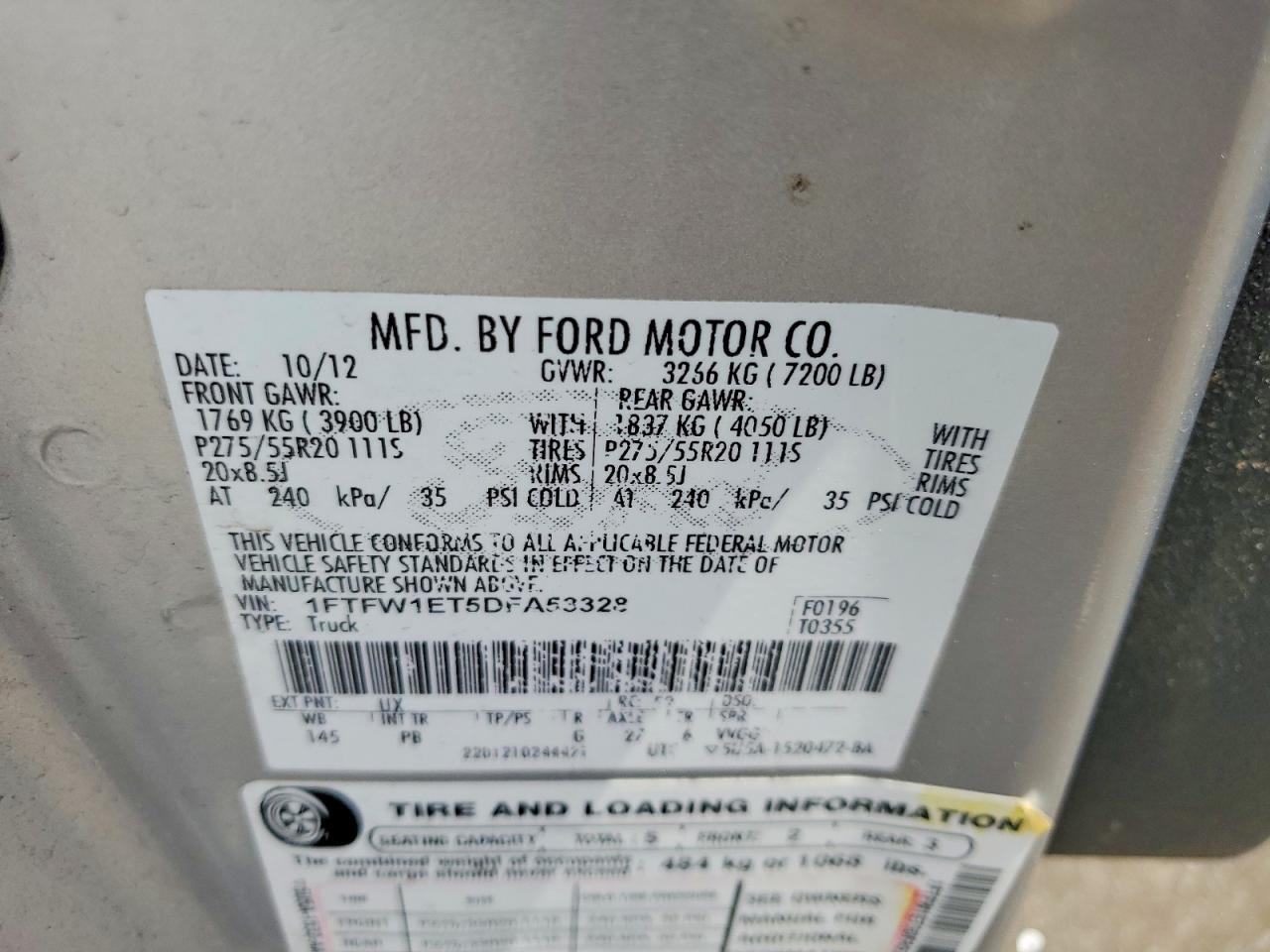 2013 FORD F-150