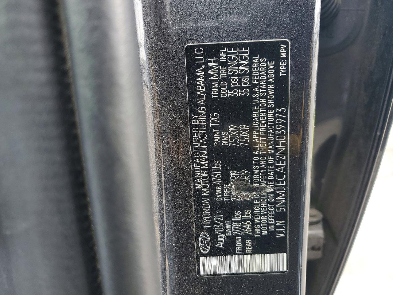 2022 HYUNDAI TUCSON