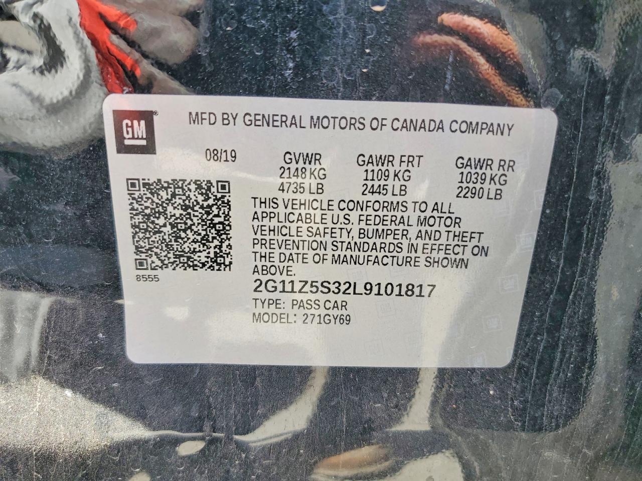 2020 CHEVROLET IMPALA